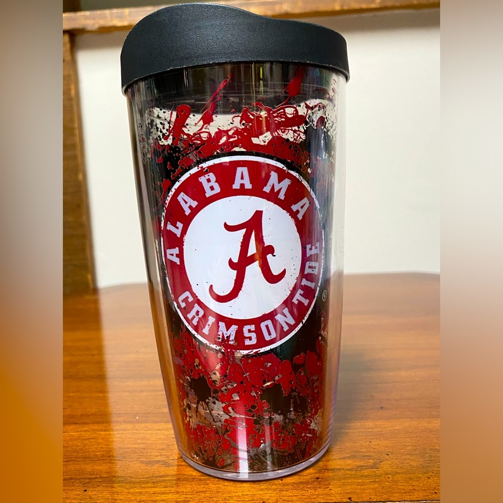 University of Alabama Crimson Tide Black & Red Splatter,A Tervis 16 oz Roll Tide